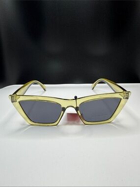 Yellow Cat Eye Women's Sunglasses - Fashion Accessory(5-5) UV 400 CE
